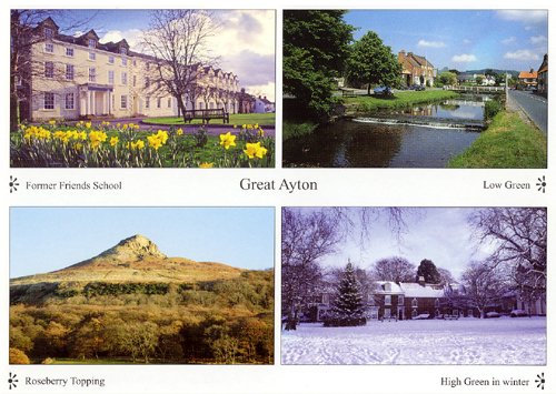 Great Ayton Postcards (NB: Large 7" x 5" Size)